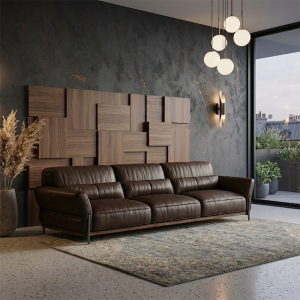 fauteuil 1 place marron foncé